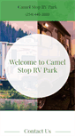 Mobile Screenshot of camelstoprvpark.com