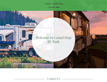 Tablet Screenshot of camelstoprvpark.com